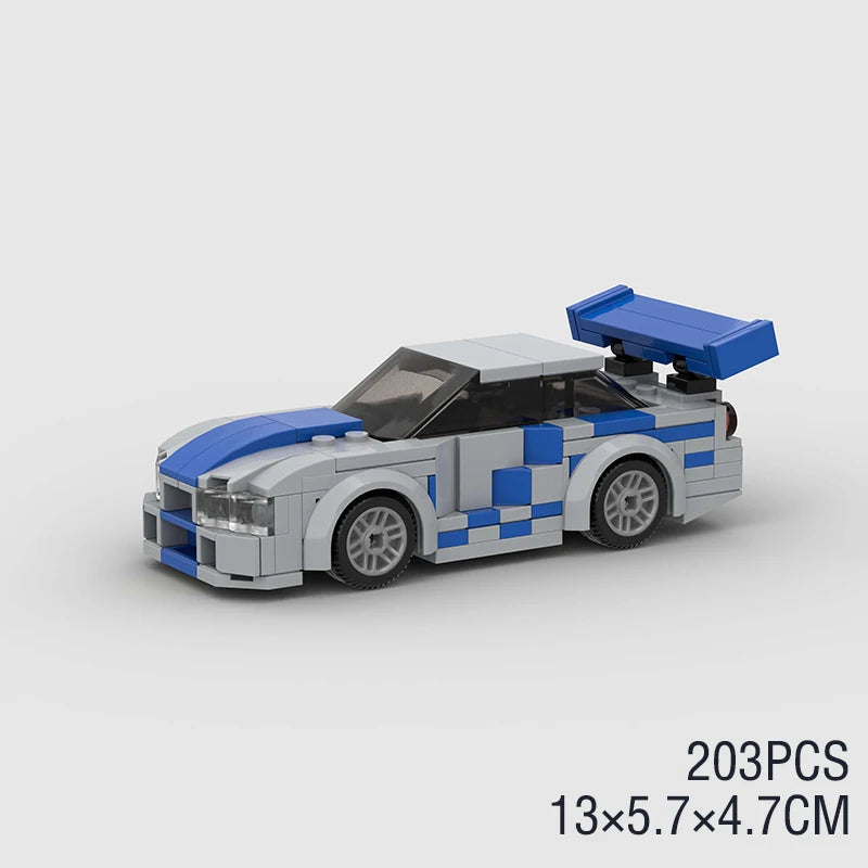 Nissan Skyline GT-R (R34) - Rapido y Furioso - Autos Armables